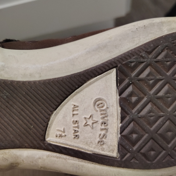 Converse brown leather shoes - Picture 4 of 5